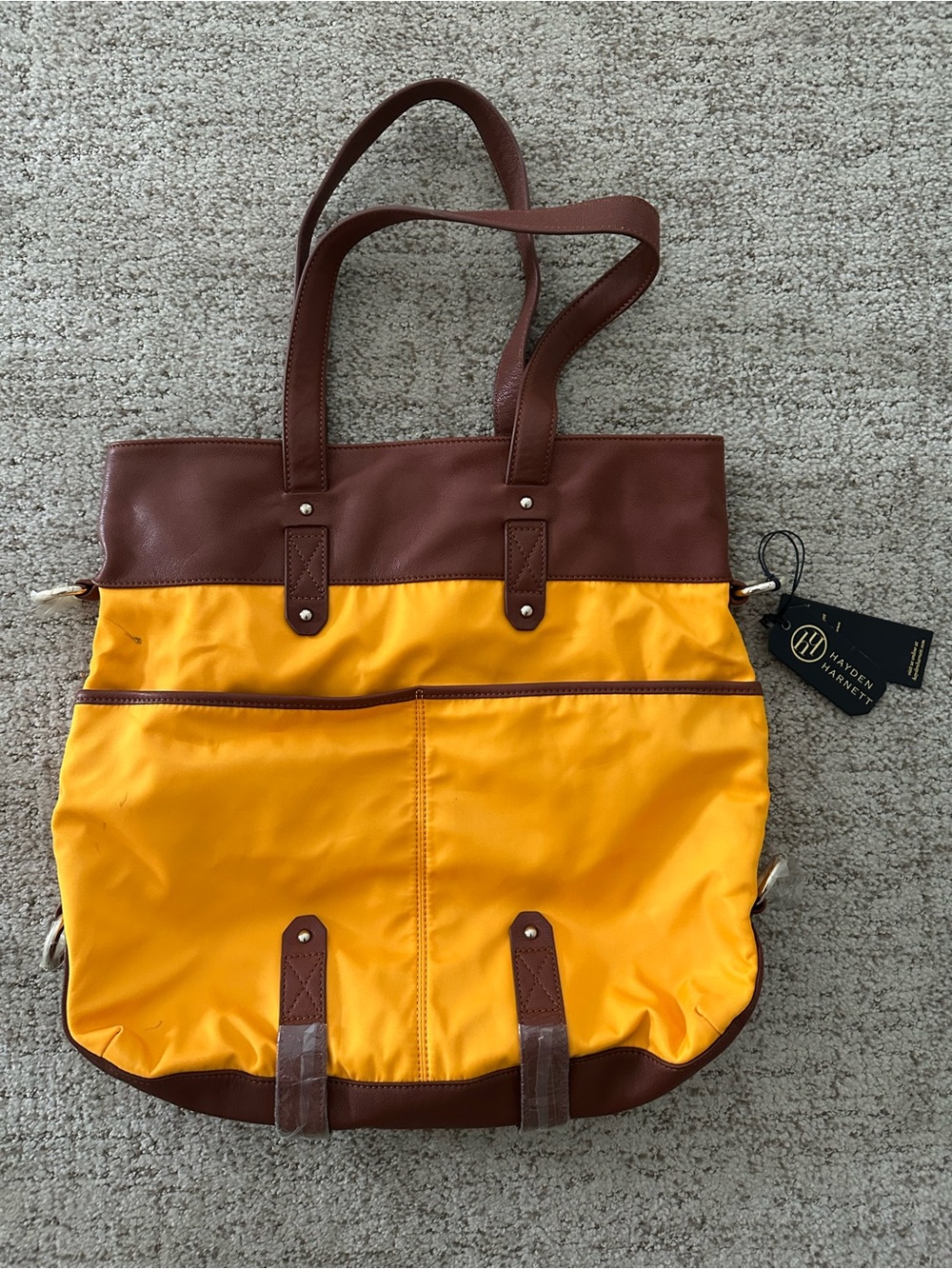 Hayden Harnett Sunshine and Brown Tote